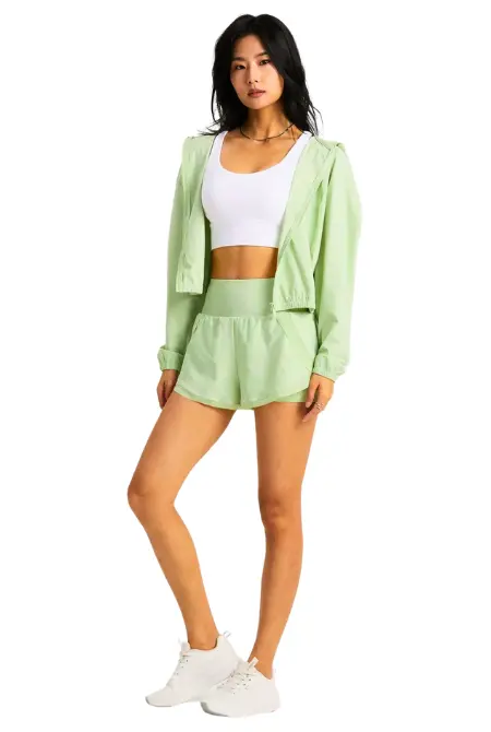 conjunto jaqueta e short