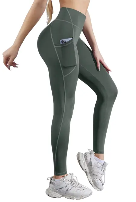 leggings de treino cintura alta com bolso