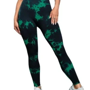 Legging Sem Costura Tie Dye Cintura Alta